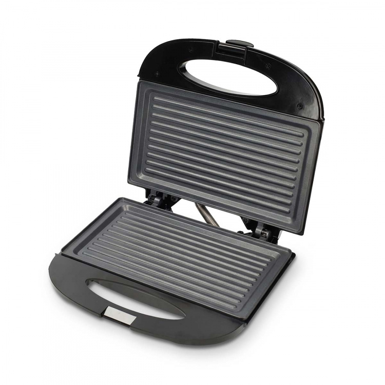 MELISSA Sandwichmaskin | 750 W | Grillplattor | Automatisk temperaturkontroll | Non-stick-beläggning | Svart
