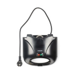 MELISSA Sandwichmaskin | 750 W | Grillplattor | Automatisk temperaturkontroll | Non-stick-beläggning | Svart