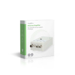 Nedis CATV Förstärkare | Förstärkning: 25 dB | 47 - 694 MHz | Antal utgångar: 2 | Förstärkningskontroll | Vit