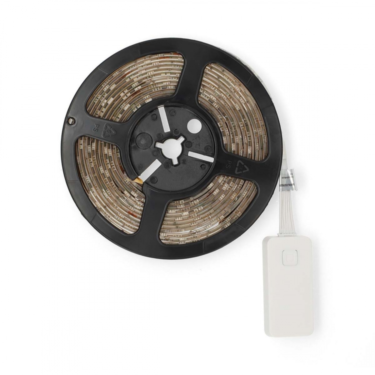 Nedis SmartLife LED-Remsa | Kall Vit / RGB / Varm Vit | SMD | 5.00 m | IP21 | 2700 - 6500 K | 960 lm | Android™ / IOS Nedis SmartLife LED-Remsa | Kall Vit / RGB / Varm Vit | SMD | 5.00 m | IP21 | 2700 - 6500 K | 960 lm | Android™ / IOS