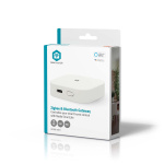 Nedis SmartLife Gateway | Bluetooth® / Zigbee 3.0 | 50 Enheter | USB ström | Android™ / IOS | Vit