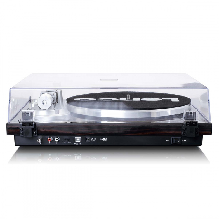 Lenco Skivspelare med Bluetooth®-överföring Mörkbrun