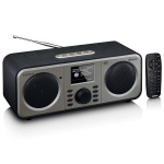 Lenco Stereo DAB+ FM-radio med Bluetooth® Svart