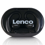 Lenco Sport IPX5 TWS Bluetooth® hörlurar Svart