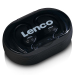 Lenco Sport IPX5 TWS Bluetooth® hörlurar Svart