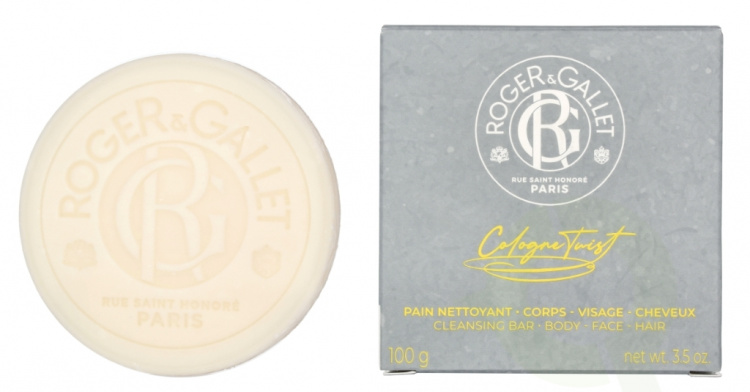Roger & Gallet Cologne Twist 3-in-1 Cleansing Bar 100 g Body, Face, Hair