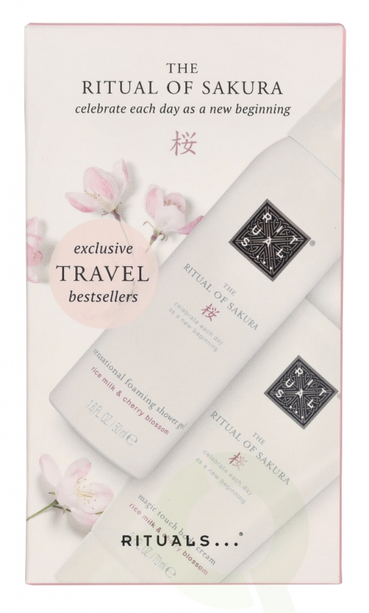 Rituals Sakura Mini Travel Set 120 ml Shower Gel 50ml/Body Cream 70ml