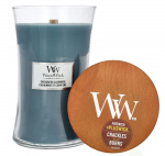 WoodWick Evergreen Cashmere Large Hourglass Candle 0