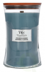 WoodWick Evergreen Cashmere Large Hourglass Candle 0