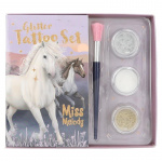 Miss Melody Glitter-tatueringsset NIGHT HORSES ( 0412657 )