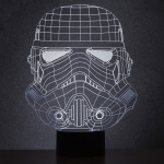 ThumbsUp Storm Trooper trådinramad lampa ThumbsUp Storm Trooper trådinramad lampa