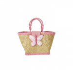 RICE Raffia barnväska med fjärilsförslutning - (KIBAG-BUTI) RICE Raffia barnväska med fjärilsförslutning - (KIBAG-BUTI)