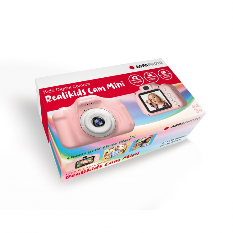 Agfa Barnkamera Realikids Cam Mini Rosa
