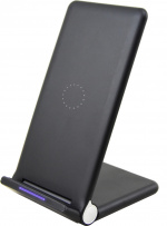 Wave Qi skrivbordsstativ 15W med trådlös laddning, svart Wave Qi skrivbordsstativ 15W med trådlös laddning, svart