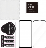 FoneKit Heltäckande skydd av pansarglas, iPhone 14 Plus / 13 Pro Max, svart