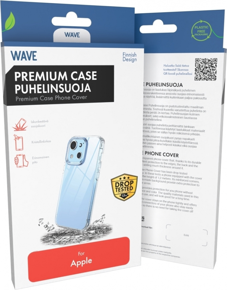 Wave Premium Case för iPhone SE (2022 / 2020) / 8 / 7 / 6s / 6, transparent Wave Premium Case för iPhone SE (2022 / 2020) / 8 / 7 / 6s / 6, transparent