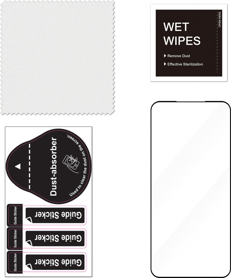 FoneKit Skärmskydd , Samsung Galaxy S22 / S23, svart