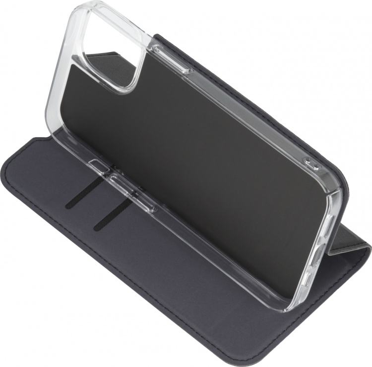 FoneKit BookCase skyddsfodral, Samsung Galaxy A34 5G, svart