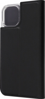 FoneKit BookCase skyddsfodral, iPhone 13, svart