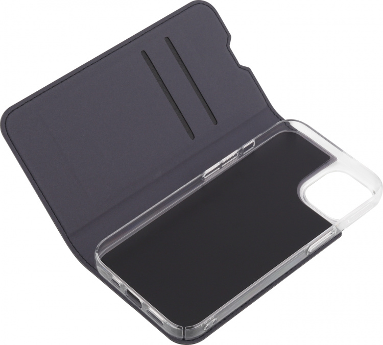 FoneKit BookCase skyddsfodral, iPhone 13, svart