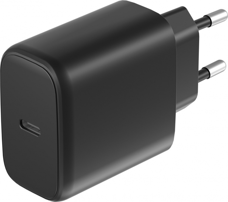 FoneKit GaN PD 65W AC-laddare, USB-C, svart FoneKit GaN PD 65W AC-laddare, USB-C, svart