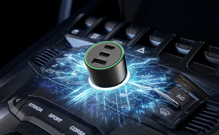 FoneKit Travel 84W bil-laddare FoneKit Travel 84W bil-laddare