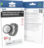 Wave 3D PMMA-skärmskydd, Garmin Venu 2 / 2 Plus, svart