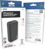 Wave Ultrapower reservkraftaggregat, 30 000 mAh, svart