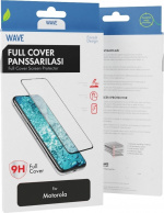 Wave Full Cover pansarglas, Motorola Moto G54 5G, svart ram