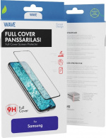 Wave Heltäckande skydd, Samsung Galaxy A05s, svart ram