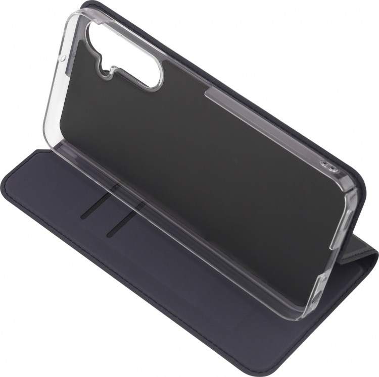 FoneKit BookCase skyddsfodral, Samsung Galaxy A25 5G, svart FoneKit BookCase skyddsfodral, Samsung Galaxy A25 5G, svart