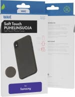 Wave Soft Touch silikonskydd, Samsung Galaxy A15, Svart Wave Soft Touch silikonskydd, Samsung Galaxy A15, Svart