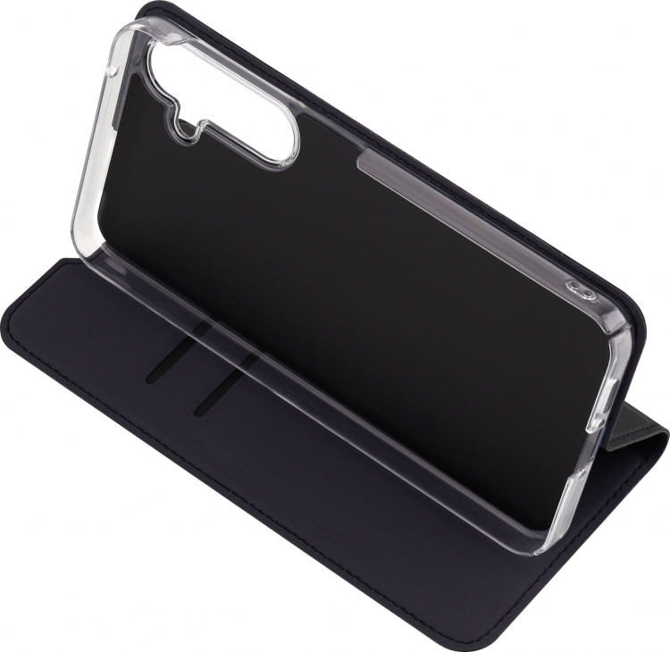 FoneKit BookCase skyddsfodral, Samsung Galaxy A15, svart FoneKit BookCase skyddsfodral, Samsung Galaxy A15, svart