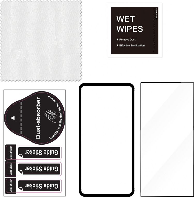 FoneKit Skärmskydd, Samsung Galaxy S24 Ultra, svart FoneKit Skärmskydd, Samsung Galaxy S24 Ultra, svart