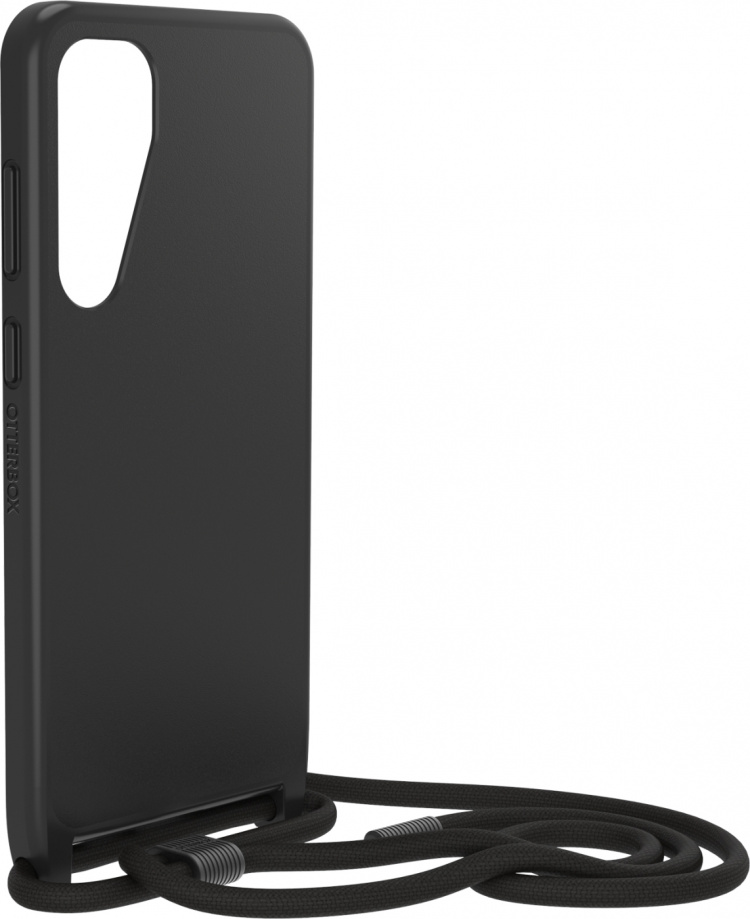 Otterbox React Necklace skyddsfodral med rem, svart, Samsung Galaxy S24+ Otterbox React Necklace skyddsfodral med rem, svart, Samsung Galaxy S24+