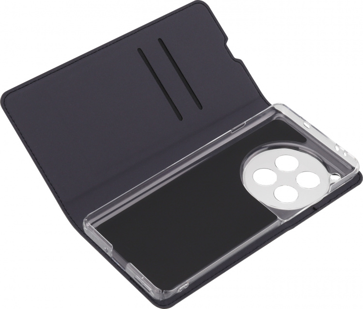 FoneKit BookCase skyddsfodral, OnePlus 12, svart