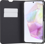 FoneKit BookCase skyddsfodral, Samsung Galaxy A35, svart FoneKit BookCase skyddsfodral, Samsung Galaxy A35, svart