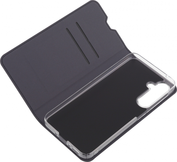 FoneKit BookCase skyddsfodral, Samsung Galaxy A35, svart FoneKit BookCase skyddsfodral, Samsung Galaxy A35, svart