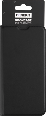 FoneKit BookCase skyddsfodral, Samsung Galaxy A35, svart FoneKit BookCase skyddsfodral, Samsung Galaxy A35, svart