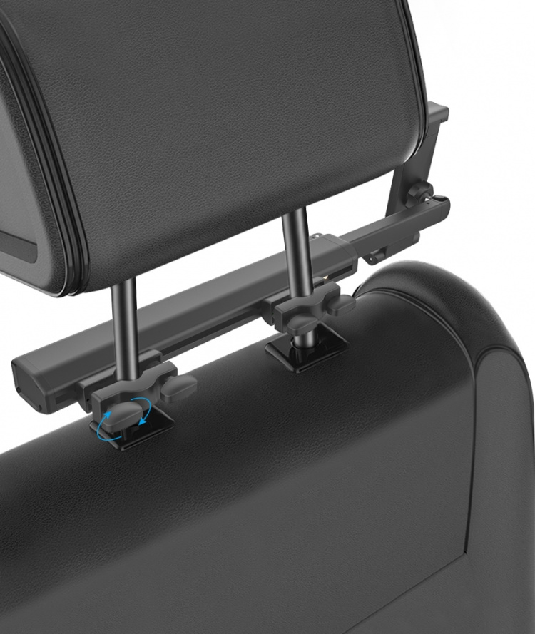 FoneKit bilhållare för nackstöd, svart FoneKit bilhållare för nackstöd, svart