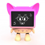 Mobility On Board Väckarklocka Dancing Clock Rosa