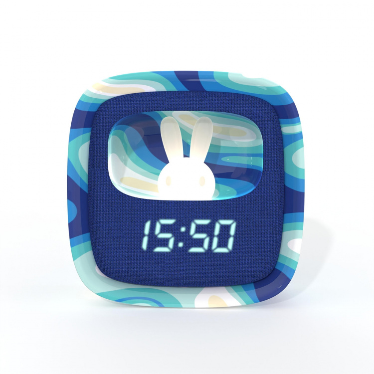 Mobility On Board Väckarklocka med Nattlampa Billy Clock Blue Wave