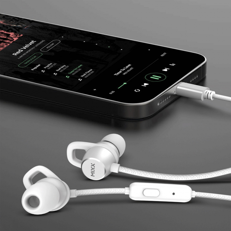 MIXX Hörlur Soundport USB-C In-Ear Trådbunden Vit