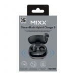 MIXX Hörlur Hybrid Charge 2 In-Ear Tws Qi Trådlös Svart