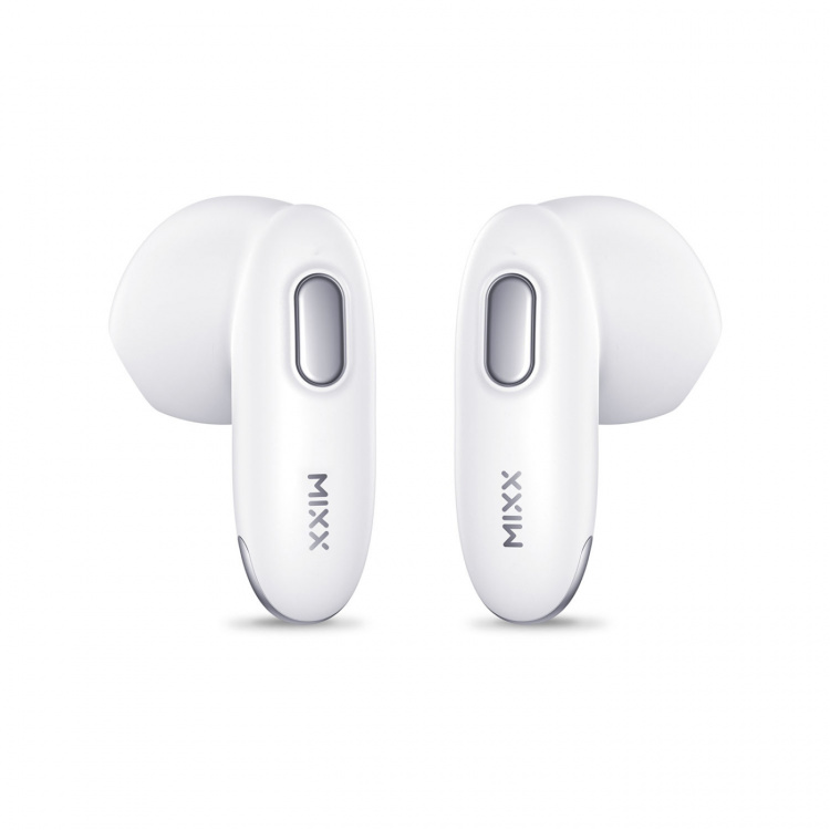 MIXX Hörlur Hybrid Charge 2 In-Ear Tws Qi Trådlös Vit