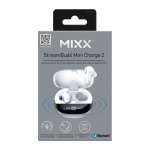 MIXX Hörlur Mini Charge 2 In-Ear Tws Qi Trådlös Vit MIXX Hörlur Mini Charge 2 In-Ear Tws Qi Trådlös Vit