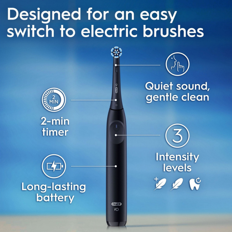Oral B Eltandborste iO2 Series Night Black Oral B Eltandborste iO2 Series Night Black