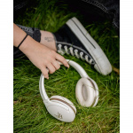 Audeeo Hörlurar Over-Ear Hybrid ANC ENC Serenehush Vit