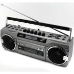 Soundmaster Kassettradio Stereo Bluetooth SRR80TI Silver Soundmaster Kassettradio Stereo Bluetooth SRR80TI Silver