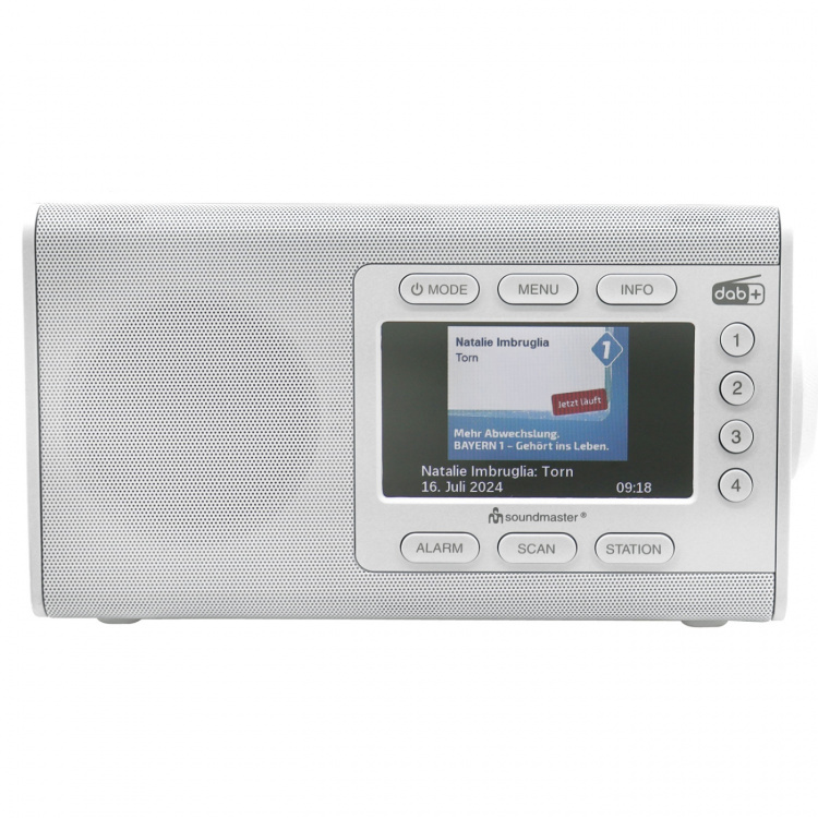 Soundmaster Bordsradio Färg-display Förvalsknappar DAB900WE Vit Soundmaster Bordsradio Färg-display Förvalsknappar DAB900WE Vit